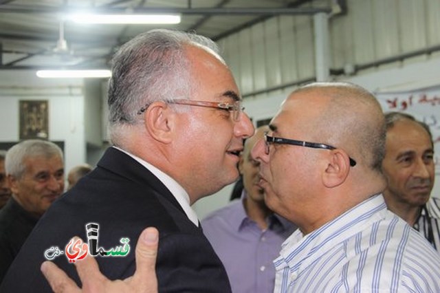 الطيبة: وفد من لجنة المتابعة في زيارة تهنئة للمحامي شعاع منصور